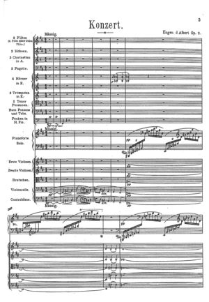 Albert - Piano Concerto No. 1 in B minor