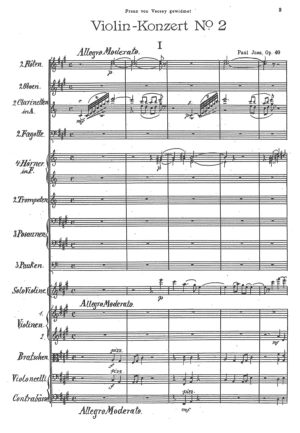 Juon - Violin Concerto No 2