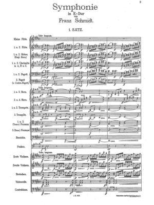 Schmidt - Symphony No. 1