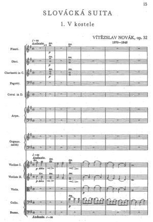 Novak - Slovakian Suite Op. 32 preview