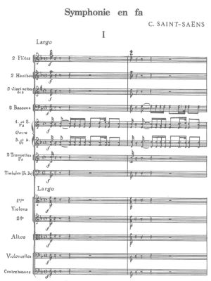 Saint-Saens - Symphony in F major