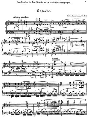 Scharwenka, Franz Xaver - Second Piano Sonata