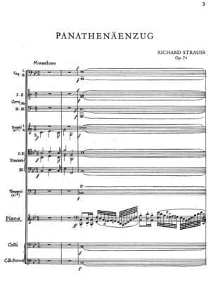 Richard Strauss - Panathenäenzug Op. 74