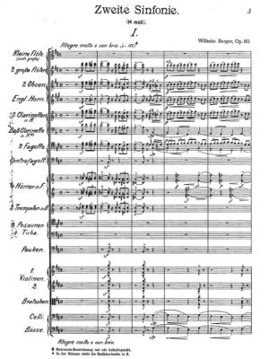 Berger - Symphony No. 2 B minor