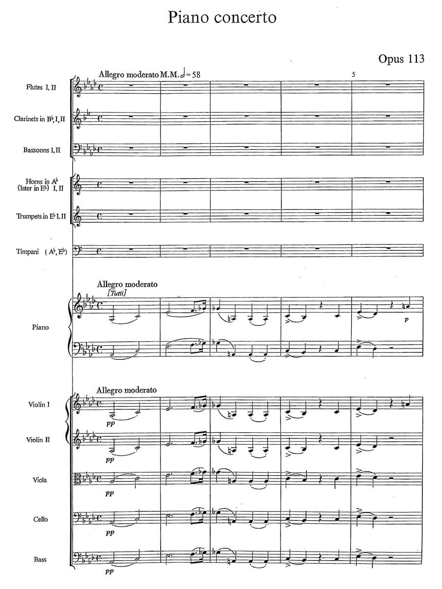 kok pas godkende Hummel, Johann Nepomuk | Piano Concerto Op. 113 | full score