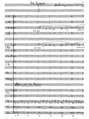 Butting- Symphonie Op 21