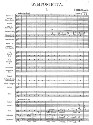 Ostrcil - Symfonietta op. 20