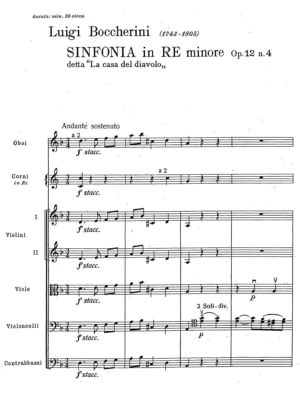 Boccherini - Symphony in D minor
