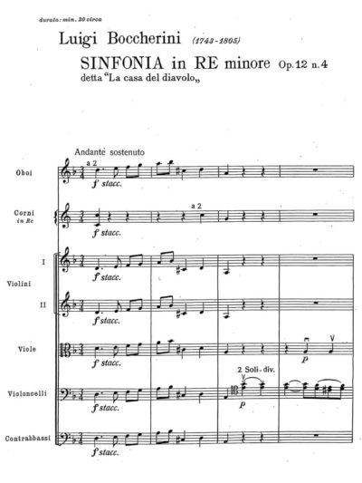 Boccherini - Symphony in D minor