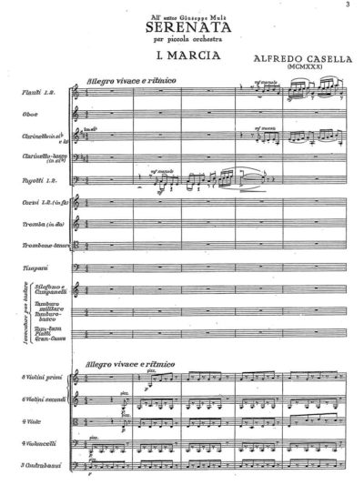 Casella - Serenata Op. 46