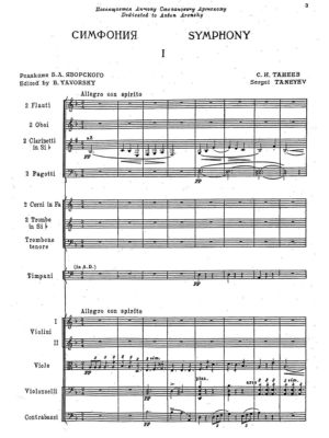Taneyev-third symphony