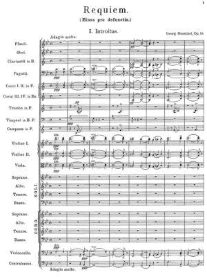 Henschel - Requiem in B flat Minor op.59