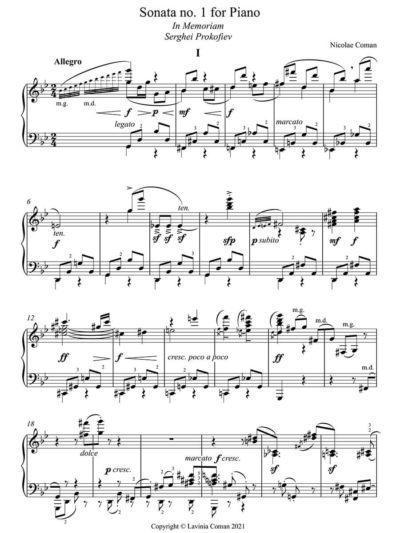 Coman - Piano Sonatas