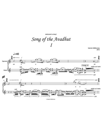 Mălăncioiu - Song for the Avadhut