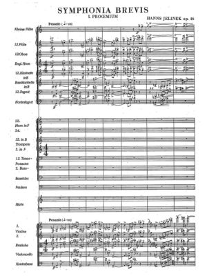 Jelinek - Symphonia Brevis Op. 16