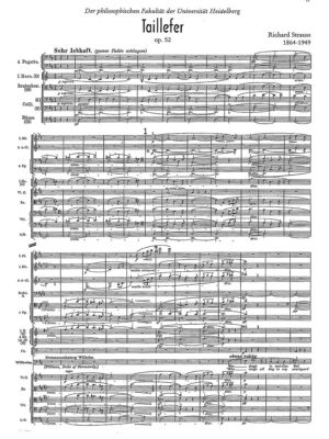 Richard Strauss - Taillefer