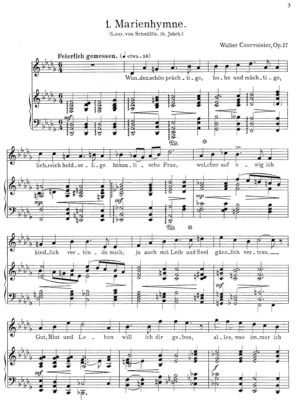Courvoisier-Geistliche Lieder