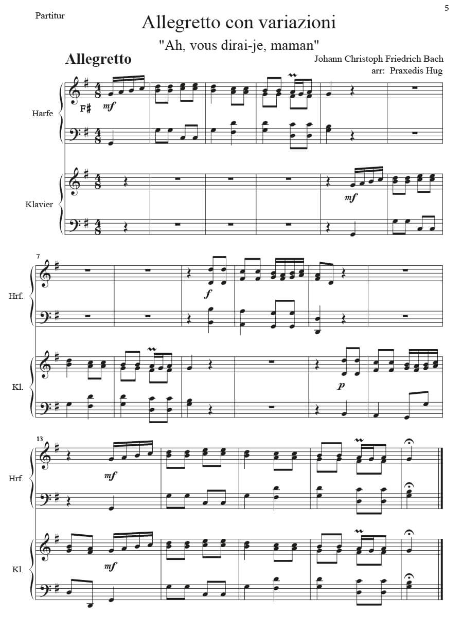 Bach/Hug-Rütti-Allegretto con variazioni