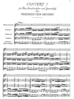 Friedrich der Grosse - Vier Flötenkonzerte