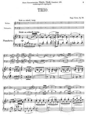 Kaun - Trio op.32