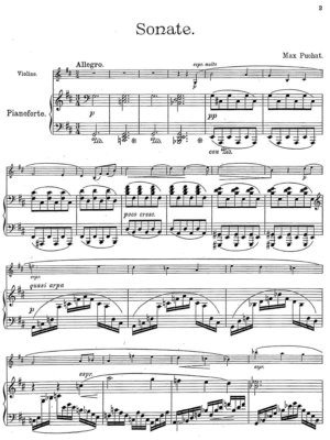 Puchat - Sonata f. violin and piano