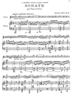 Moór - Sonata Op. 74