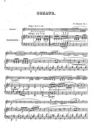 Jadassohn - Sonata Op. 5