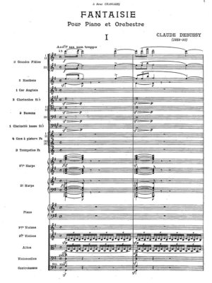 Debussy - Fantaisie pour piano et orchestre