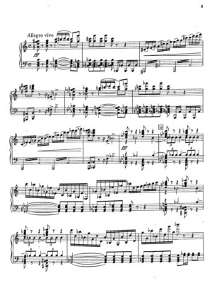 Tschaikowsky - Sleeping Beauty, Dornröschen Klavierauszug