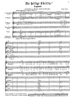 Liszt - Die Heilige Cäcilia