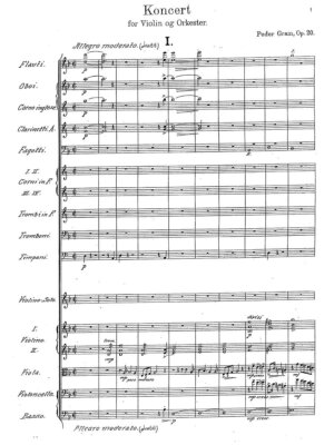 Gram - Koncert for Violin og Orkester