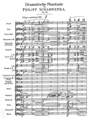 Scharwenka - Dramatische Phantasie Op. 108
