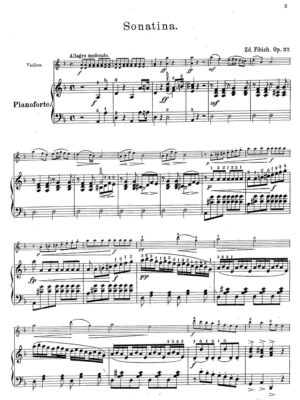 Fibich - Sonatina Op. 27