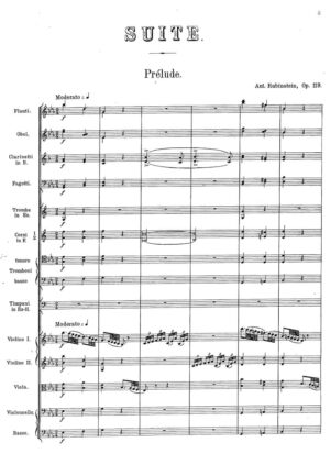 Anton Rubinstein - Suite pour Orchestre, Op. 119