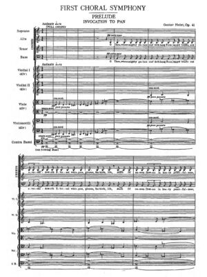 Holst - First Choral Symphony Op. 41
