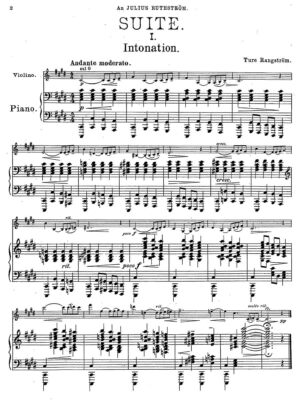Rangström - Suite 'in modo antico' for violin and piano
