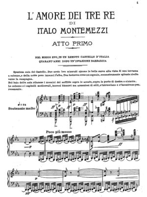Montemezzi-L’amore dei tre re