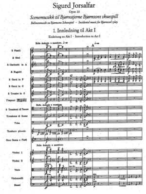 Grieg-Sigurd Jorsalfar Op. 22