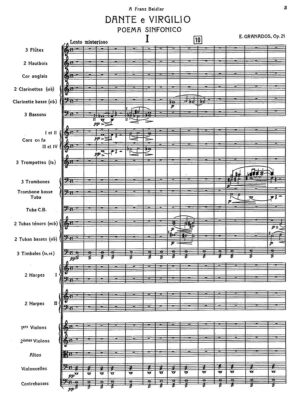 Granados-Dante, poème symphonique pour orchestre