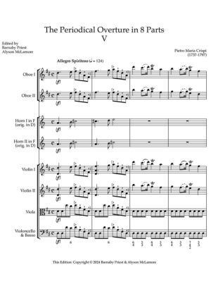 Crispi-The Periodical Overture in 8 parts No.5