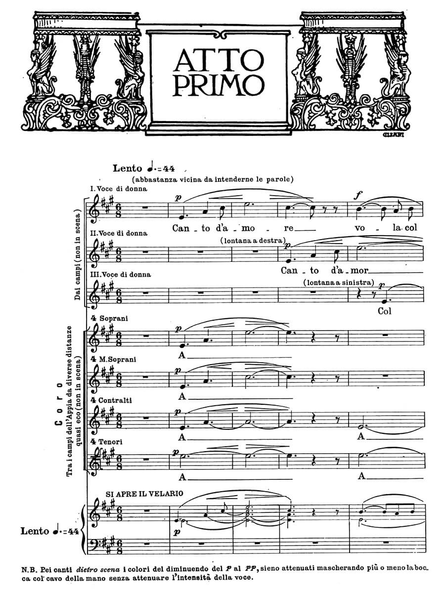 Boito - Boito, Arrigo: Nerone (Vocal score, Italian libretto)