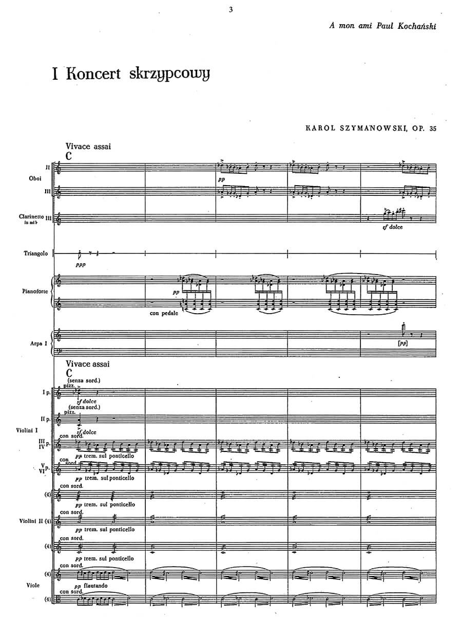 Szymanowski - Concerto for Violin and Orchestra No. 1, Op. 35